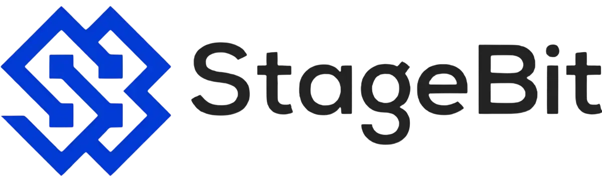 stagebit blue logo